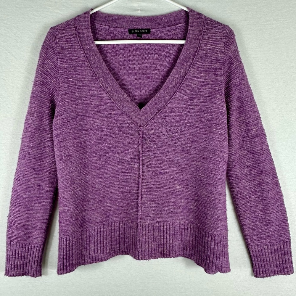 Eileen Fisher Purple Sweater Size XS